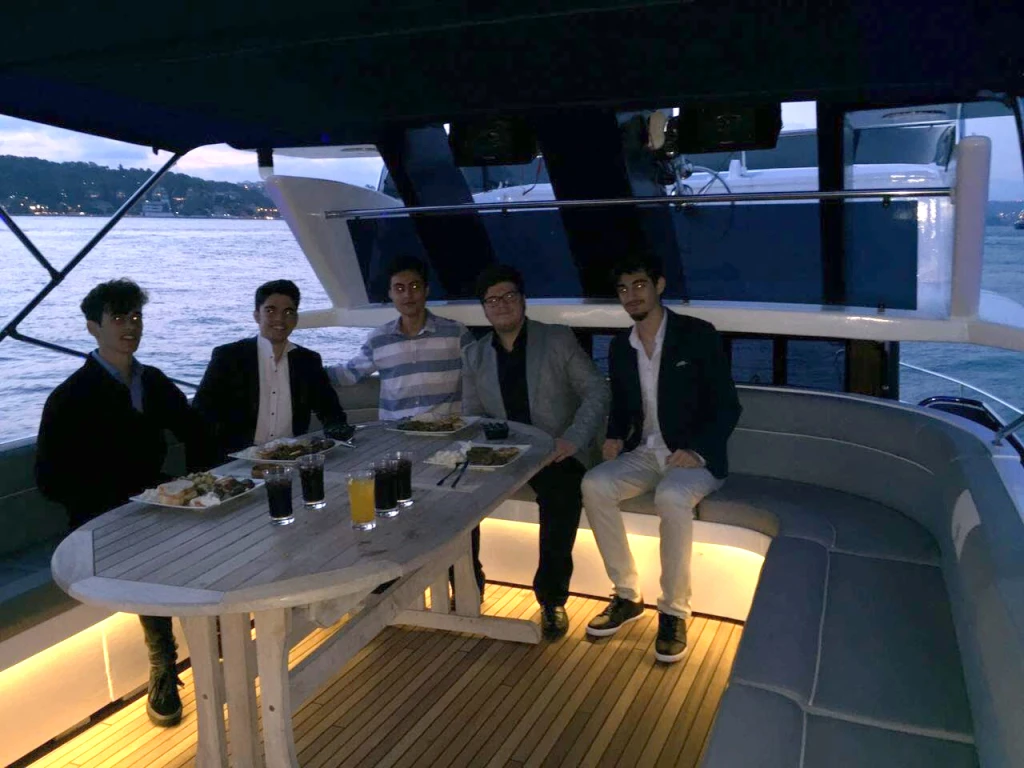 Graduation Ball on the Boat in the Bosphorus