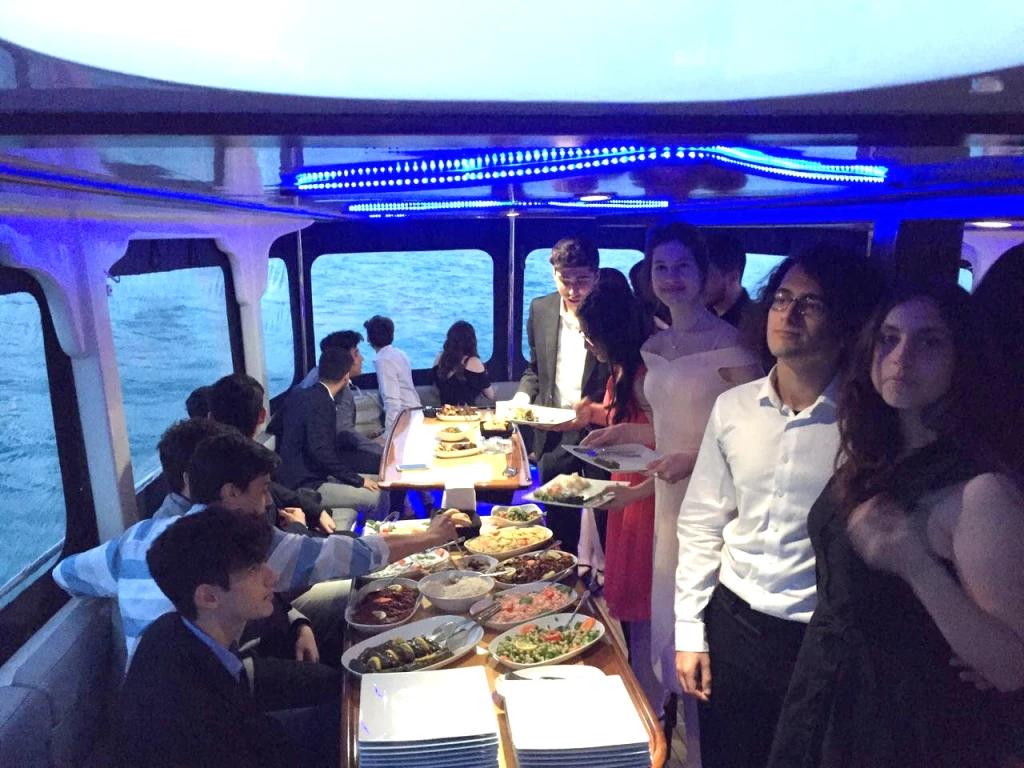 Graduation Ball on the Boat in the Bosphorus