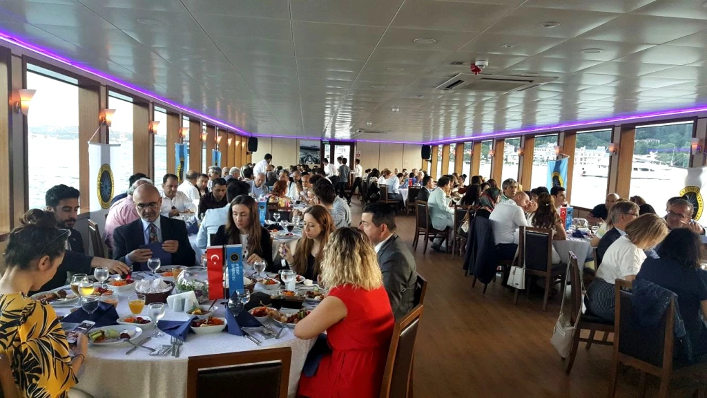 Graduation Ball on the Boat in the Bosphorus