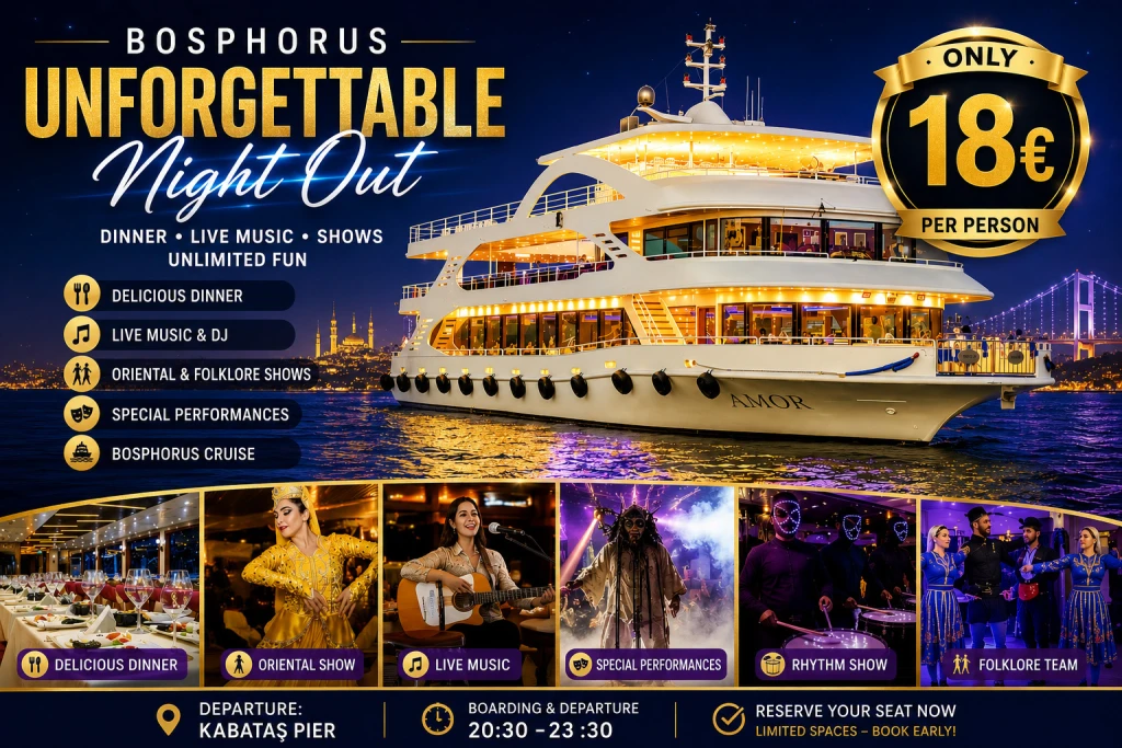 Bosphorus Music and Dinner Cruise
