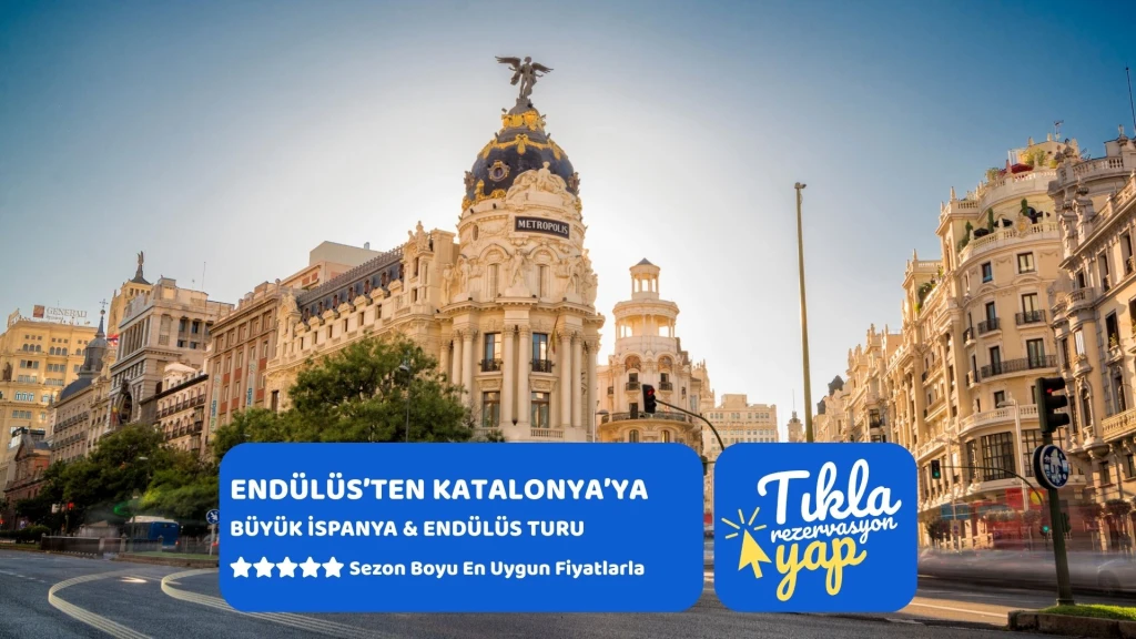 Endülüs’ten Katalonya’ya Masalsı Büyük İspanya & Endülüs Turu Elhamra Sarayı Dahil | 7 Gece | İstanbul Çıkış | Bcn - Mad |THY 24.10