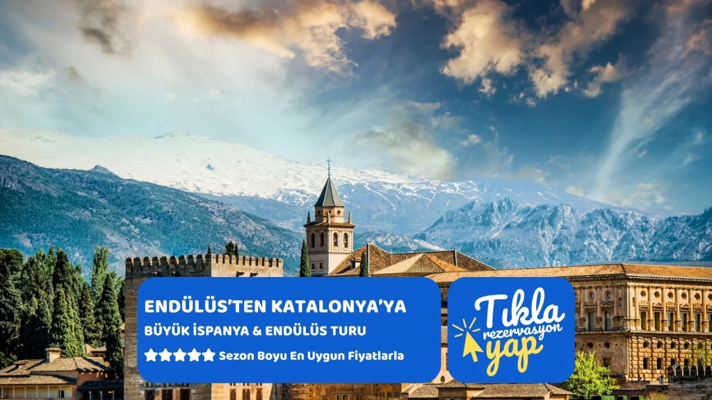Endülüs’ten Katalonya’ya Masalsı Büyük İspanya & Endülüs Turu | Tüm Ekstra Turlar Dahil! |7 Gece | İstanbul Çıkış | Mad- Bcn |THY 8 Kasım