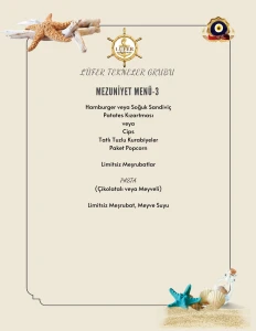 Mezuniyet Menüleri 3