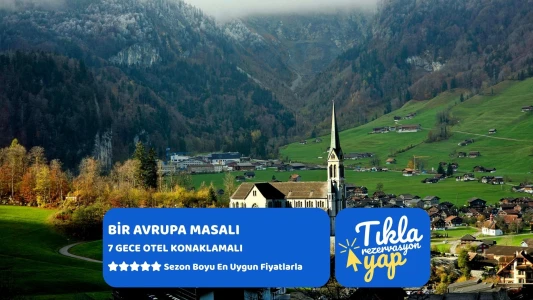 BİR AVRUPA MASALI TURU PEGASUS HAVA YOLLARI İLE 7 GECE Öğlen Bergamo gidiş – Öğlen Bergamo dönüş
