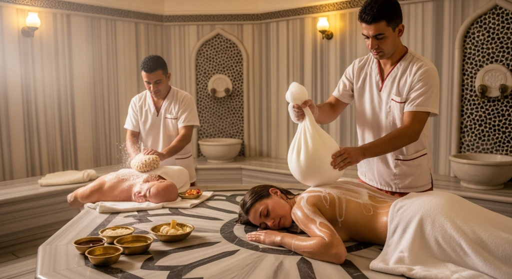 Kemer Turkish Bath with Peeling, Foam and Oil Massage
