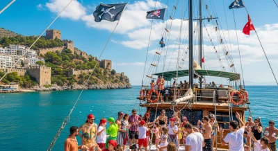 Family Pirate Day in Alanya: All-Inclusive Cruise, Kids’ Fun & Foam Party