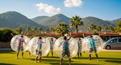 Side Bubble Football Experience: Hilarious Bounces, Team Fun & Hotel Transfers