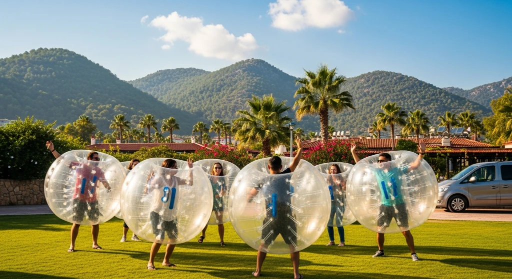 Side Bubble Football Experience: Hilarious Bounces, Team Fun & Hotel Transfers