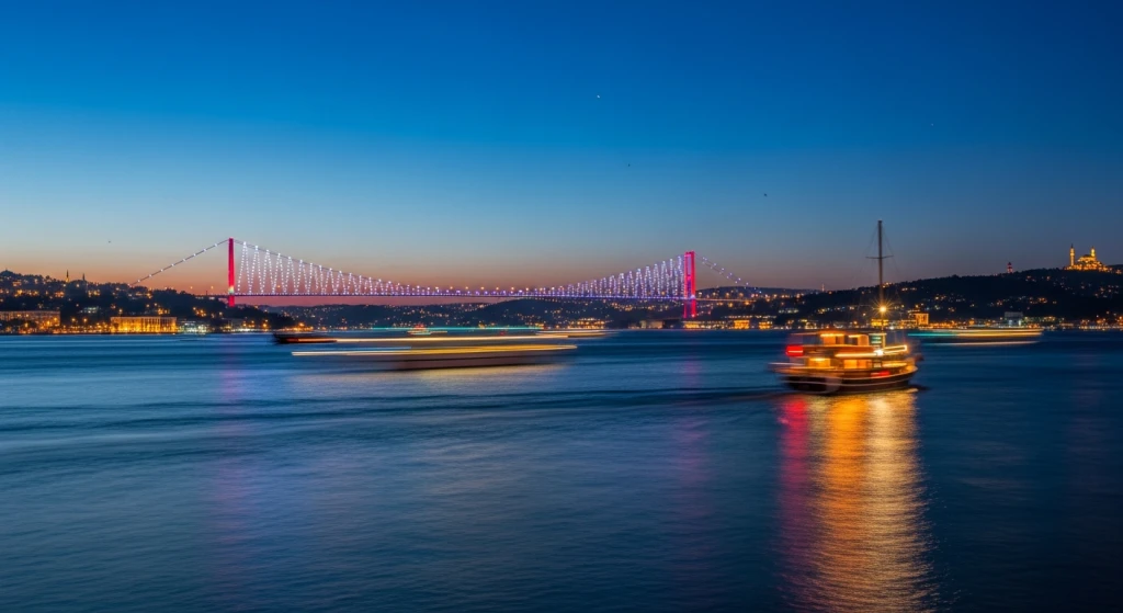 Unforgettable Night on the Bosphorus: Live Music, Dinner and City Lights