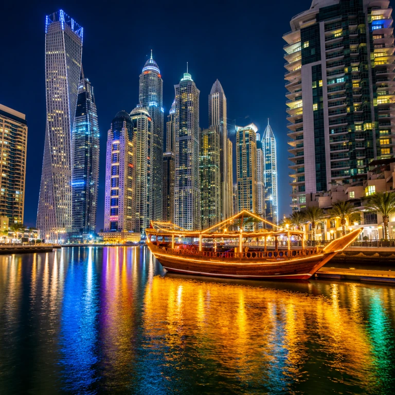 Dhow Cruise Dinner Tour with Dubai Mall & Fountain Show