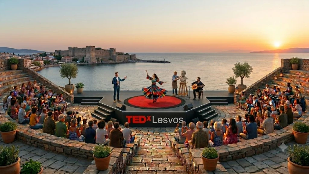 TEDxLesvos: Den moderne kultur- og kreativitetssiden av Midilli-øya