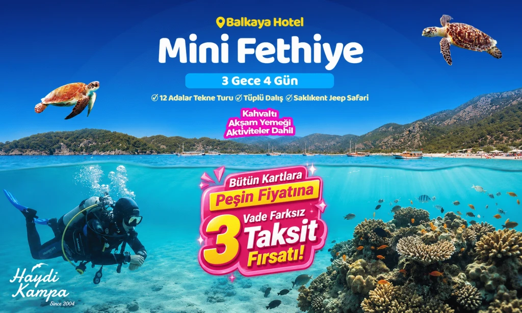 Mini Fethiye 3 Gece 4 Gün Balkaya Hotel