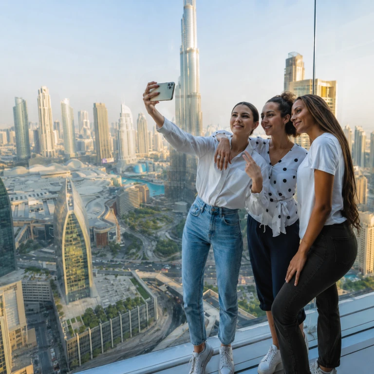 Dubai Sky View & The View vid The Palm Tour