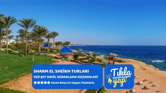 İstanbul Sabiha Gökçen Kalkışlı AJET Hava Yolları İle 3 Gece 4 Gün Kızıldeniz Rüyası; Prestij Sharm...