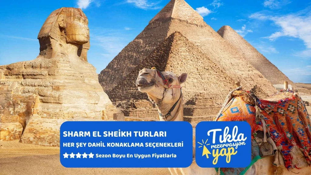 Sharm el Sheikh – Gündüz Uçakları – Her Şey Dahil Konaklama – 5 Gece / 6 Gün- Şehir Turu ve 130 USD’lik Ekstra Turlar Dahil