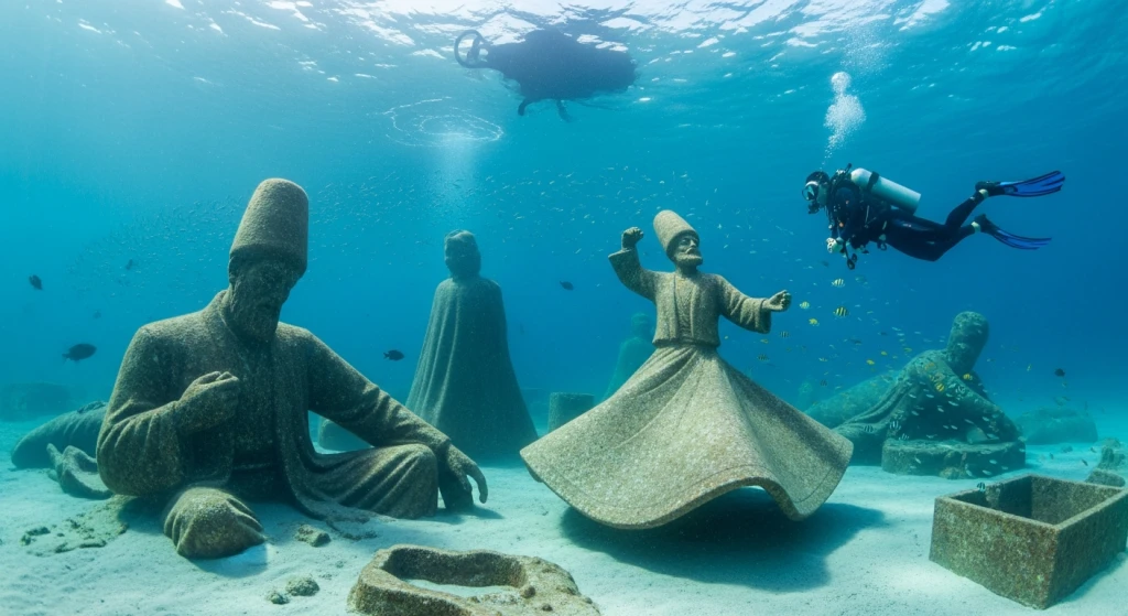 Side Undersea Museum Diving Tour: Explore Turkey’s Unique Underwater Art
