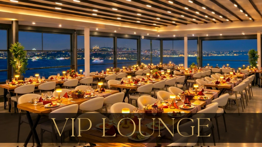 Luksuzni VIP salon | Poseban sto | VIP meni, neograničena bezalkoholna pića | Opcija pored prozora
