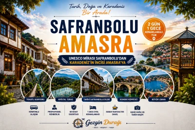 Safranbolu Amasra Turu | 2 Gün 1 Gece Konaklamalı Karadeniz Kültür Turu
