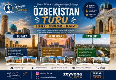Özbekistan Turu | Taşkent, Buhara ve Semerkand Gezisi