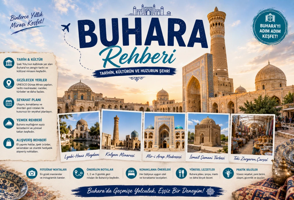 Özbekistan Buhara Gezi Rehberi 2026