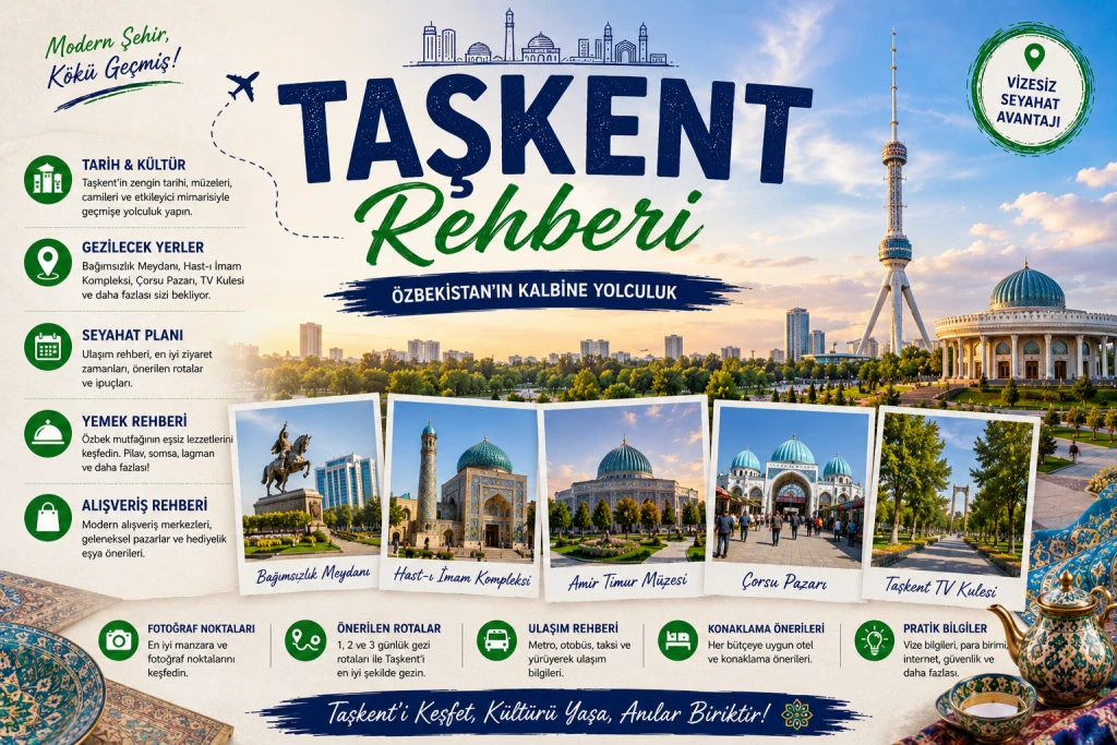 Taşkent Gezi Rehberi 2026
