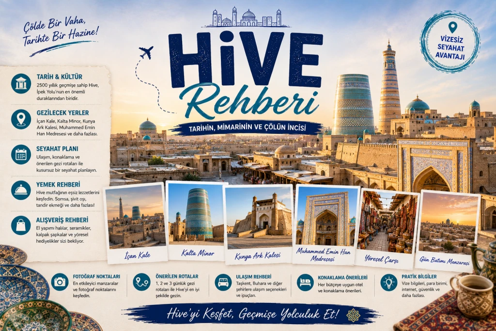 Özbekistan Hive (Hiva) Gezi Rehberi 2026