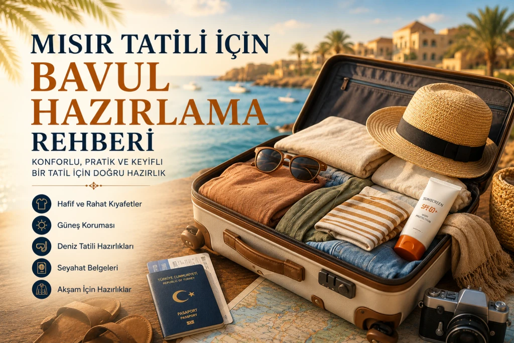 Mısır Tatili İçin Bavul Hazırlama Rehberi