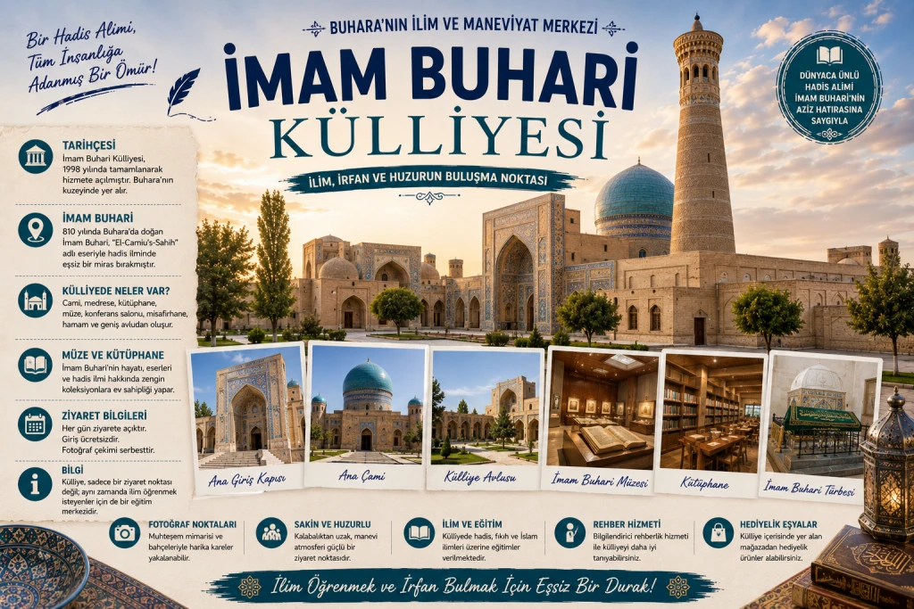 Özbekistan İmam Buhari Külliyesi Rehberi 2026