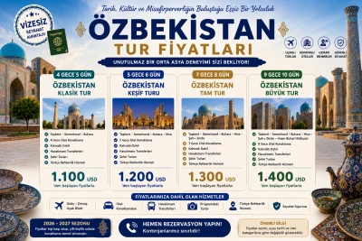 Özbekistan Turu Ne Kadar? 2026 Fiyat Rehberi