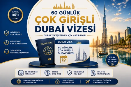 Dubai Vizesi 60 Gün Çok Girişli | Online Başvuru ve Hızlı Onay