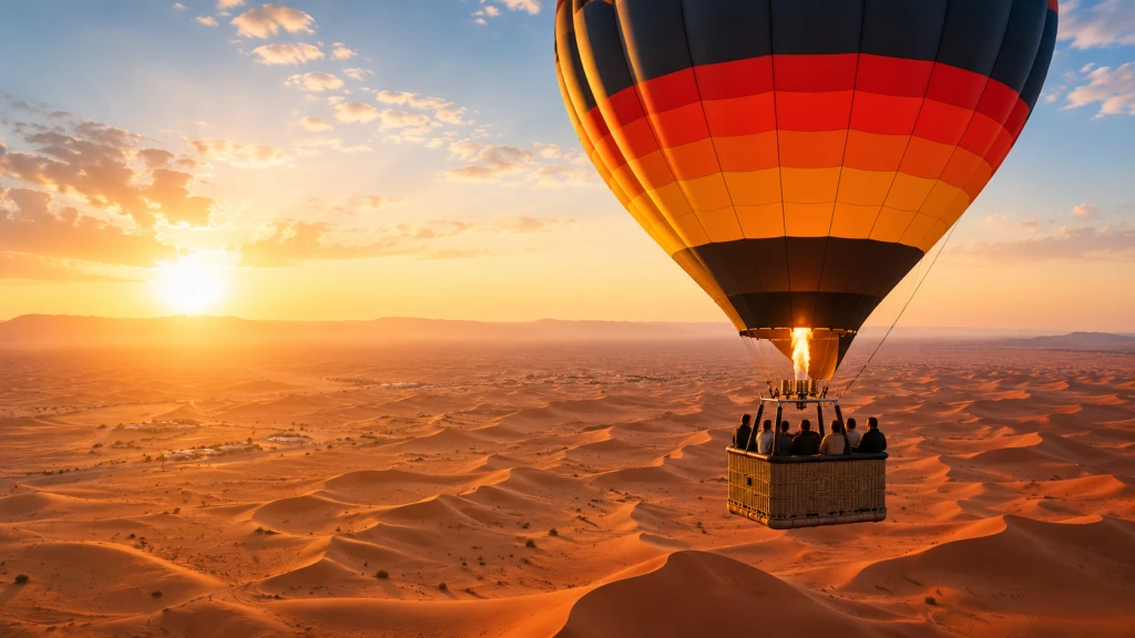 Dubai Sıcak Hava Balon Turu | Çölde Gün Doğumu ve Eşsiz Manzaralar