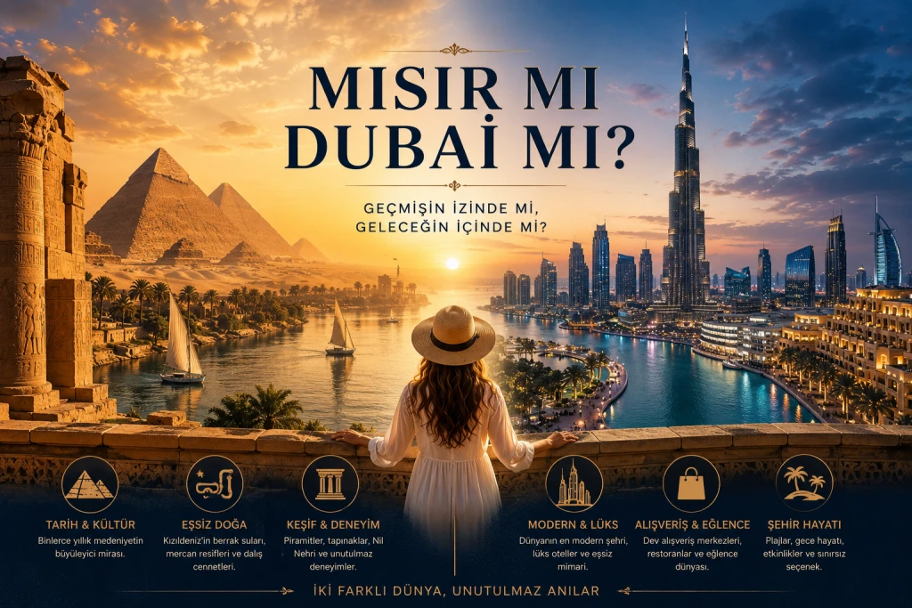 Mısır mı Dubai mi? Hangi Tatil Size Daha Uygun?