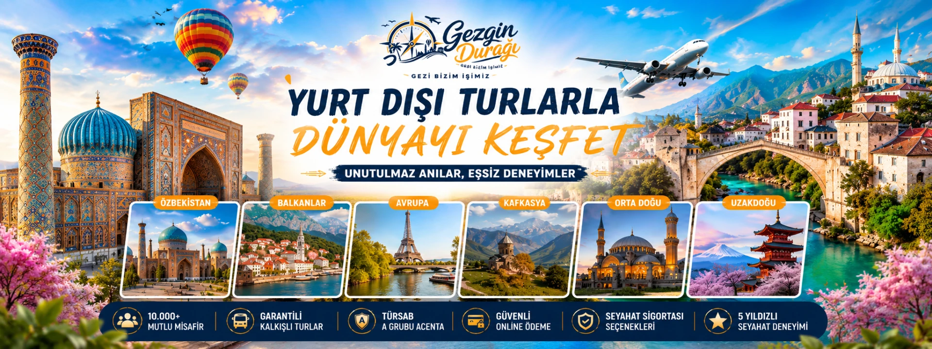 En Popüler Yurt Dışı Turlar