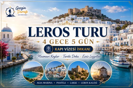 Leros Adası Turu 4 Gece 5 Gün | Kapı Vizeli Yunan Adaları Tatili