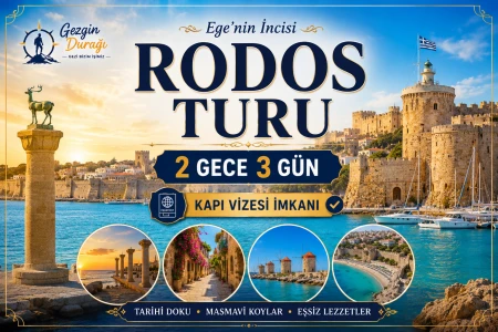 Rodos Adası Turu 2 Gece 3 Gün | Kapı Vizeli Yunan Adaları Tatili
