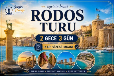 Rodos Adası Turu 2 Gece 3 Gün | Kapı Vizeli Yunan Adaları Tatili