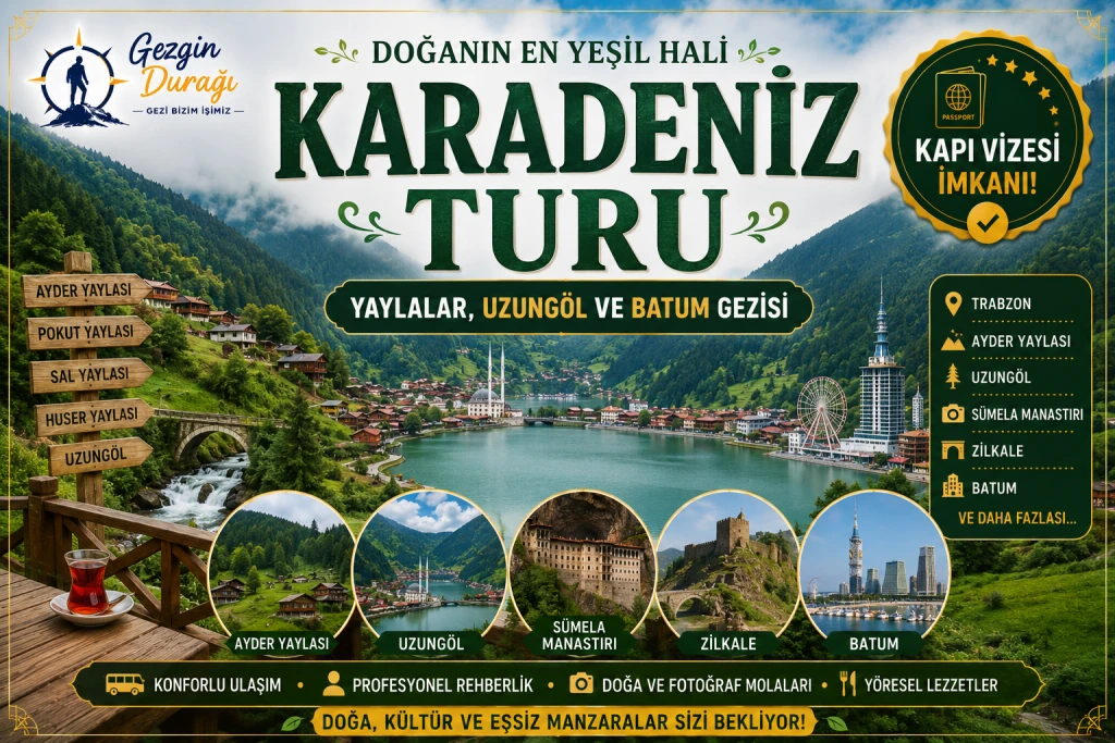 Karadeniz Turu | Yaylalar, Uzungöl ve Batum Gezisi 2026