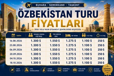 Özbekistan Turu Fiyatları 2026