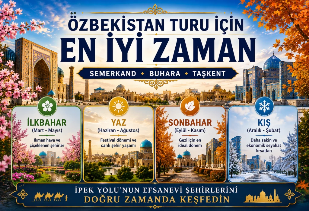 Özbekistan Turu İçin En İyi Zaman 2026 | Hangi Ayda Gidilir?
