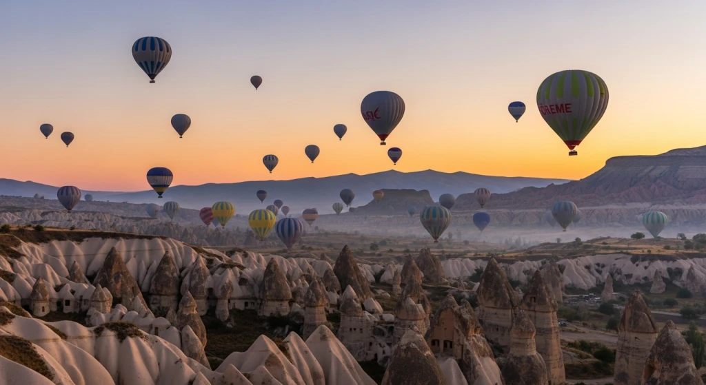 Göreme 1 Saatlik Sıcak Hava Balonu Deneyimi