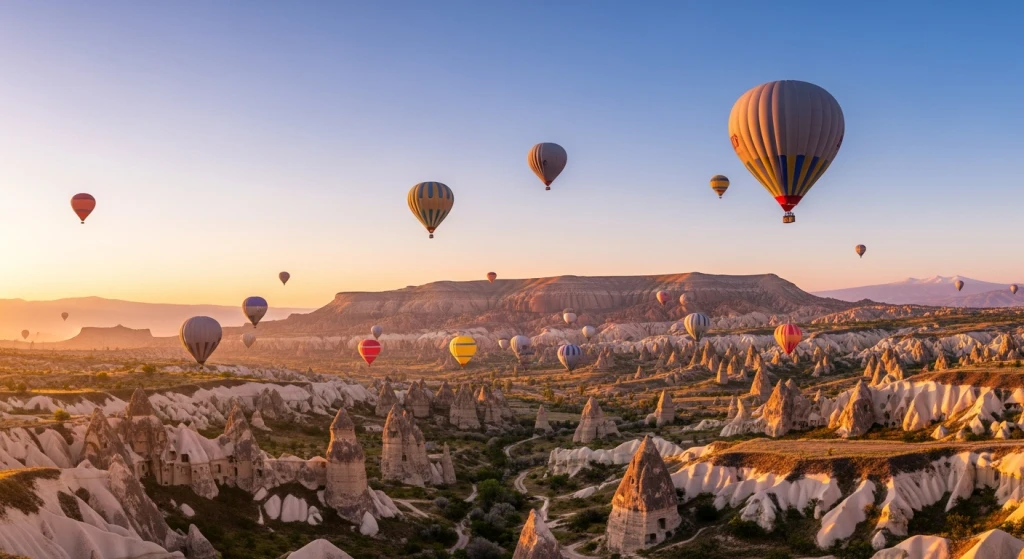 Göreme 1 Saatlik Sıcak Hava Balonu Deneyimi