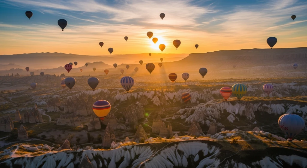 Göreme 1 Saatlik Sıcak Hava Balonu Deneyimi