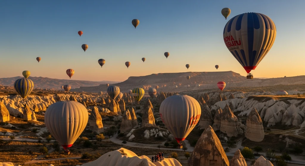 Göreme 1 Saatlik Sıcak Hava Balonu Deneyimi