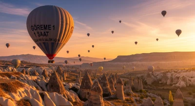 Göreme 1 Saatlik Sıcak Hava Balonu Deneyimi