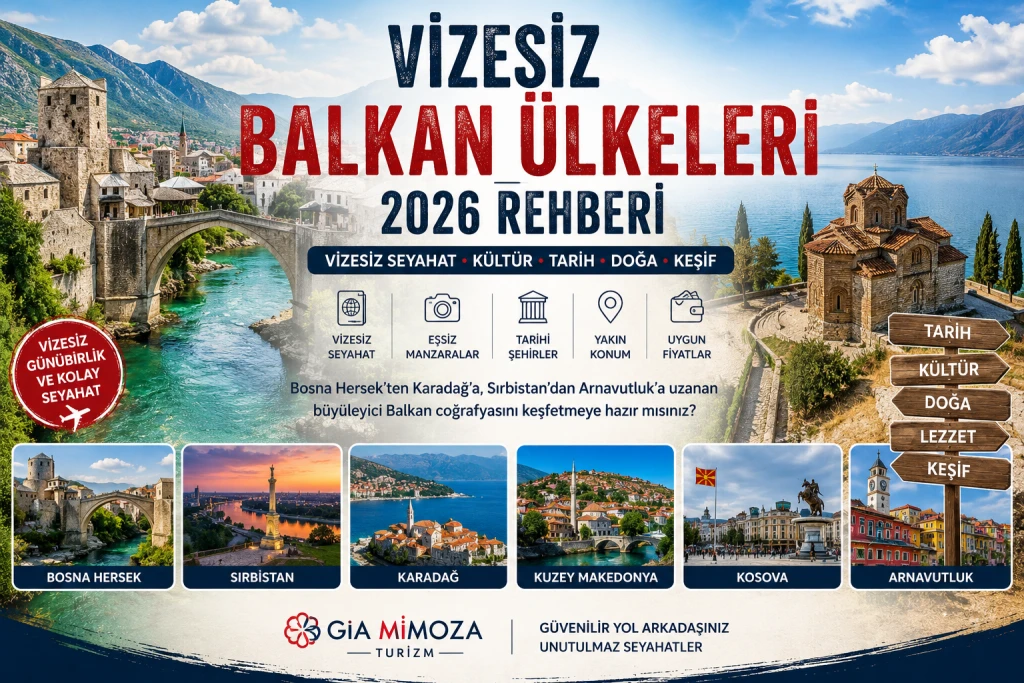 Vizesiz Balkan Ülkeleri 2026 Rehberi