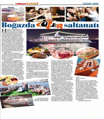 LÜFER LEZZET VE EĞLENCEYE DOYURUYOR