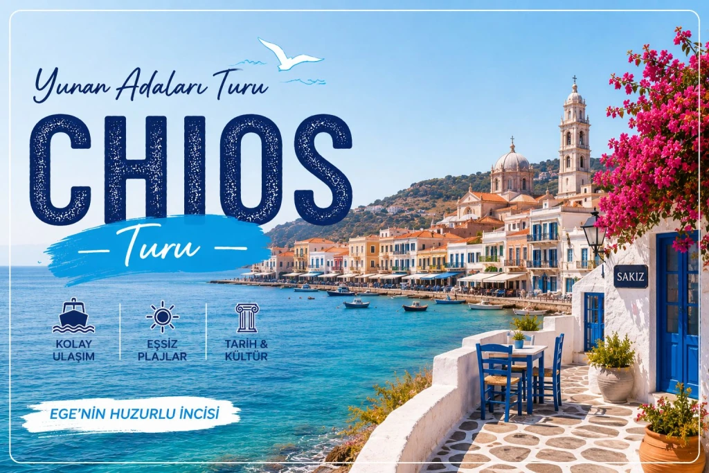 Prime Chios (Sakız) Turu 2 Gece 3 Gün  | Kapı Vizesi İmkanı