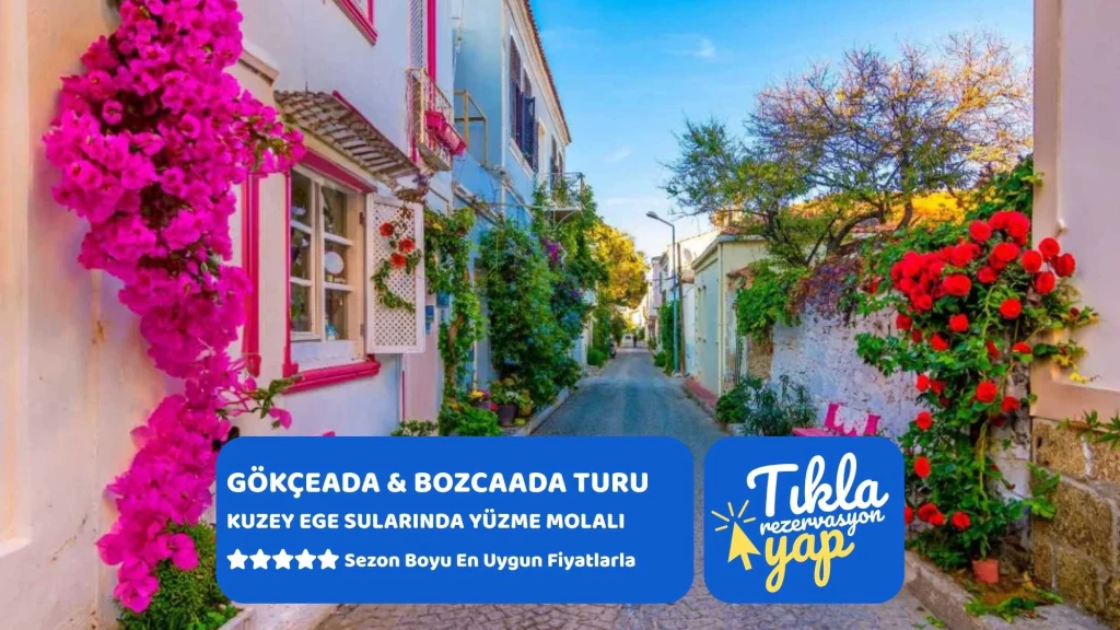 Yüzme Molalı Gökçeada Bozcaada Turu 1 Gece Otel Konaklamalı