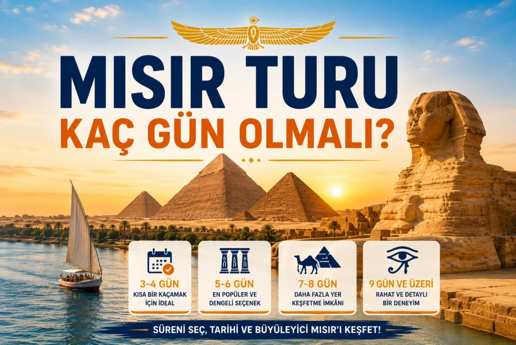 Mısır Turu Kaç Gün Olmalı? 2026 İçin İdeal Mısır Gezi Süresi Rehberi