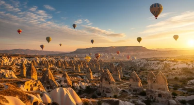 A Day Like a Fairy Tale in Cappadocia: Balloons, Valleys, and Delights